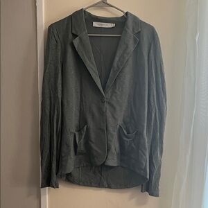 Women's Cozy Green Blazer Size Petite Small